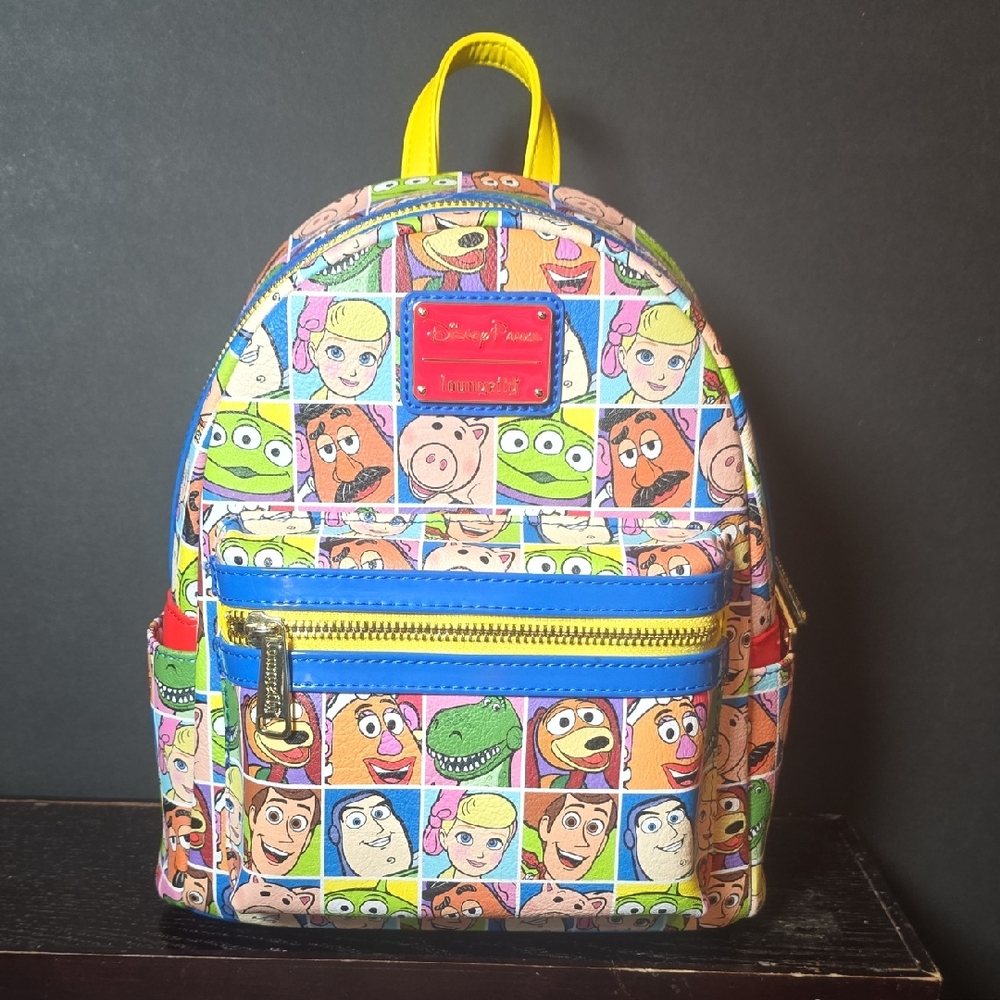 NWT Loungefly Toy Story Kids Backpack - Blue and Yellow